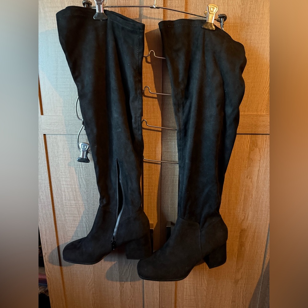 Over the Knee Suede Boots